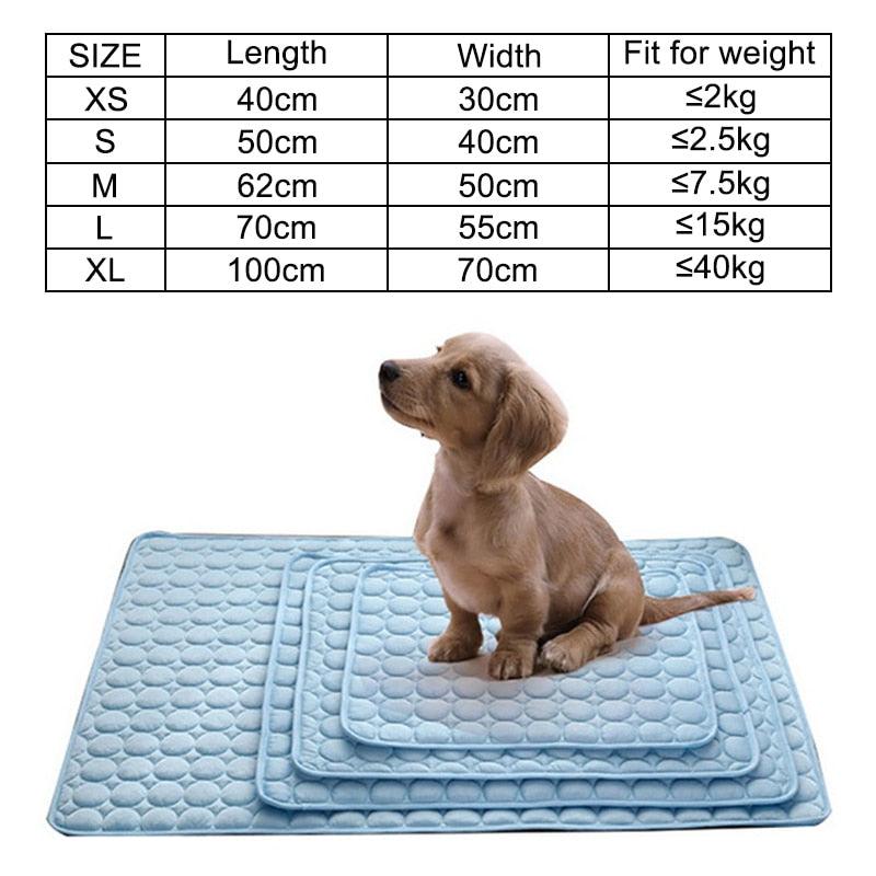 Dog Mat Cooling Summer Pad Mat For Dogs Cat Blanket Sofa Breathable Sudad