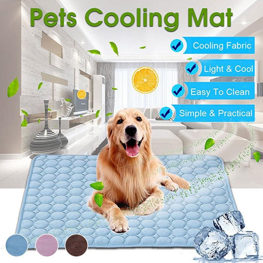 Dog Mat Cooling Summer Pad Mat For Dogs Cat Blanket Sofa Breathable Sudad