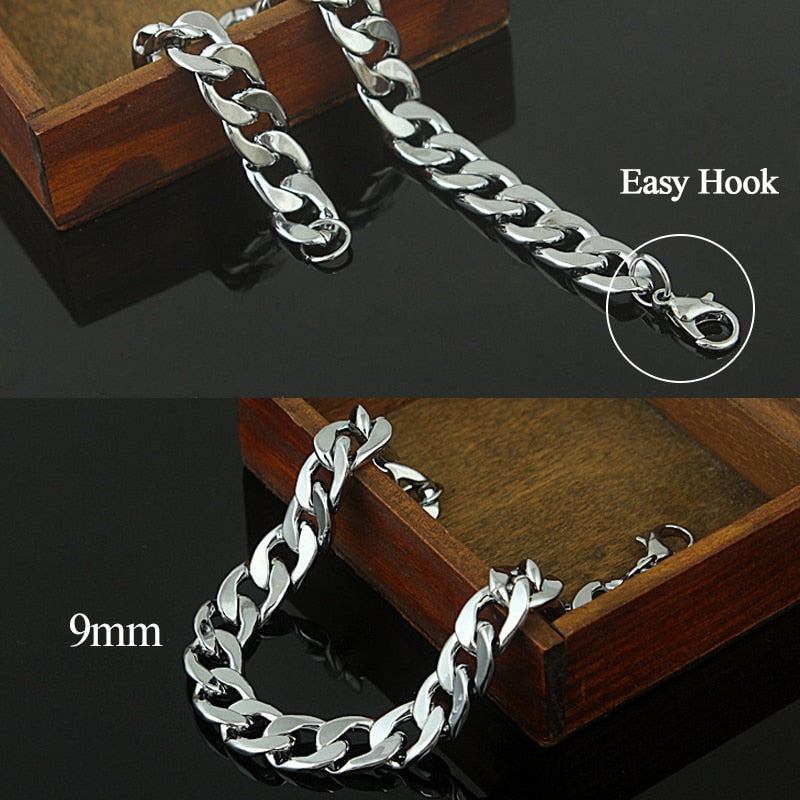 Stainless Steel Cuban Chain Necklaces