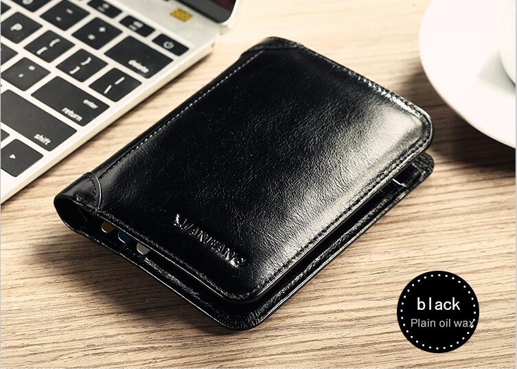 ManBang Male Genuine Leather Wallets Men Wallet