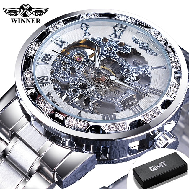 Winner Transparent Fashion Diamond Luminous Gear