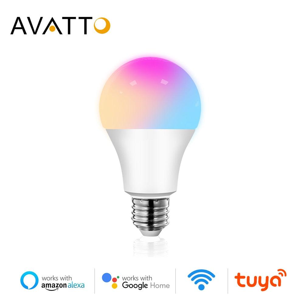 AVATTO Tuya  WiFi Smart Light Bulb for Google Home, Alexa Sudad