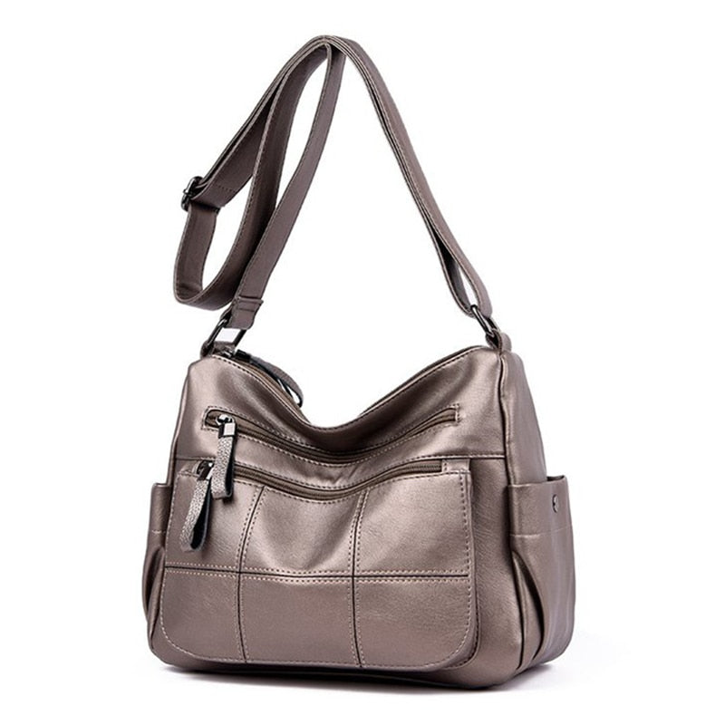 High Quality Leather Luxury Handbags Women Bag