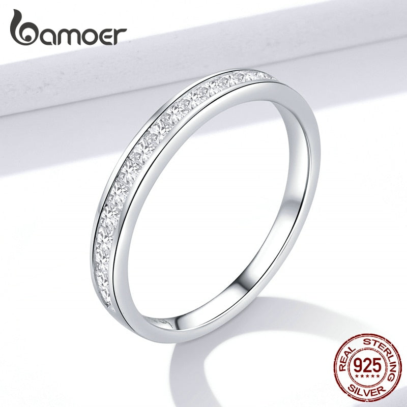 Zirconia Finger Rings for Women Wedding Band Engagement