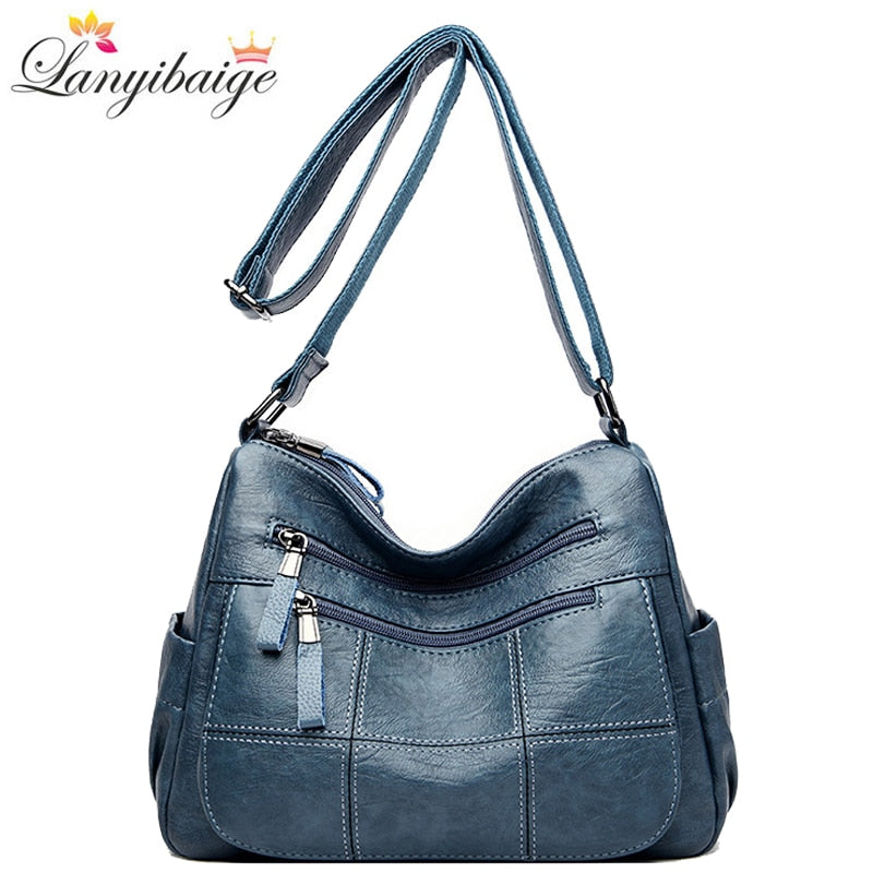 High Quality Leather Luxury Handbags Women Bag