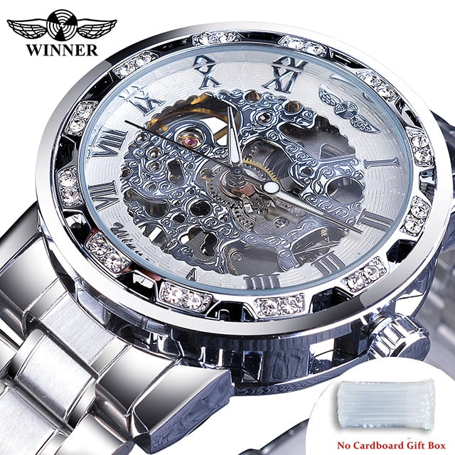 Winner Transparent Fashion Diamond Luminous Gear