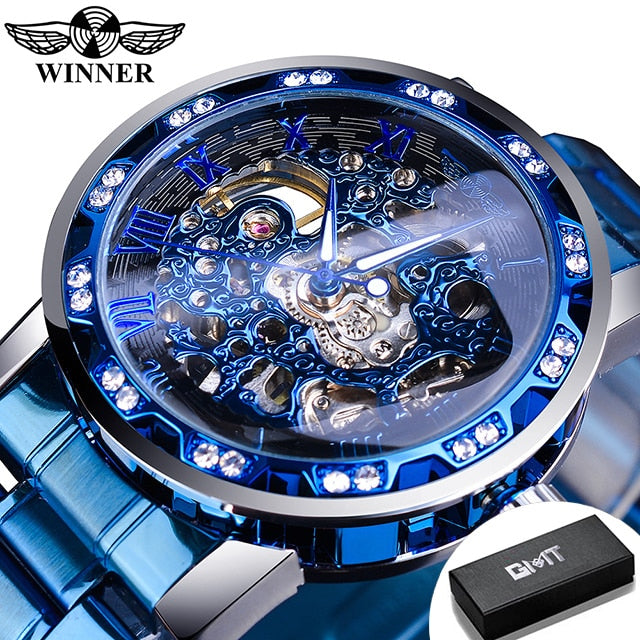 Winner Transparent Fashion Diamond Luminous Gear