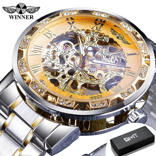 Winner Transparent Fashion Diamond Luminous Gear