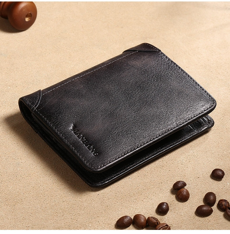 ManBang Male Genuine Leather Wallets Men Wallet