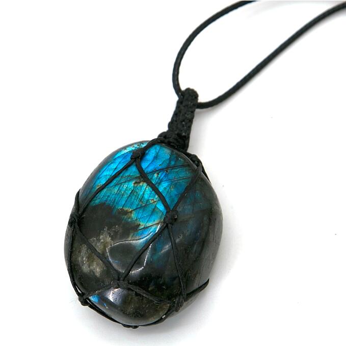 LOOKER Labradorite Necklace Natural Stone