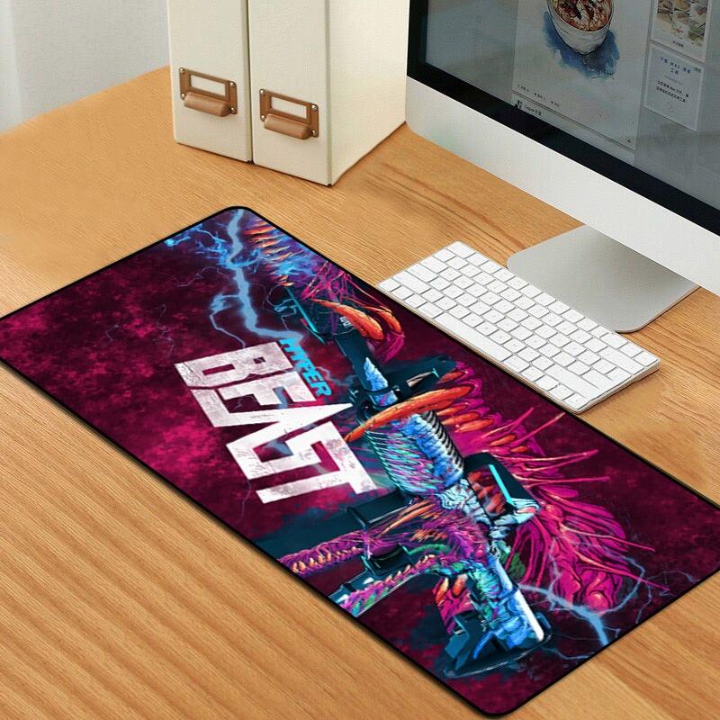 Sovawin 80x30cm XL Lockedge Large Gaming Mouse Pad Computer Gamer CS GO Keyboard Mouse Mat Hyper Beast Desk Mousepad for PC Sudad