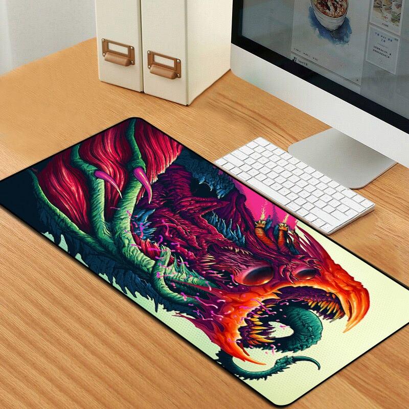 Sovawin 80x30cm XL Lockedge Large Gaming Mouse Pad Computer Gamer CS GO Keyboard Mouse Mat Hyper Beast Desk Mousepad for PC Sudad