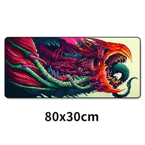 Sovawin 80x30cm XL Lockedge Large Gaming Mouse Pad Computer Gamer CS GO Keyboard Mouse Mat Hyper Beast Desk Mousepad for PC Sudad