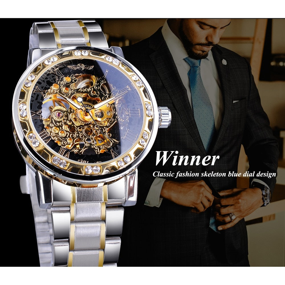 Winner Transparent Fashion Diamond Luminous Gear