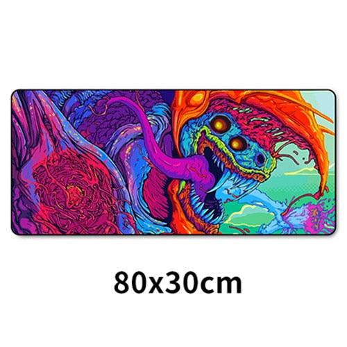 Sovawin 80x30cm XL Lockedge Large Gaming Mouse Pad Computer Gamer CS GO Keyboard Mouse Mat Hyper Beast Desk Mousepad for PC Sudad