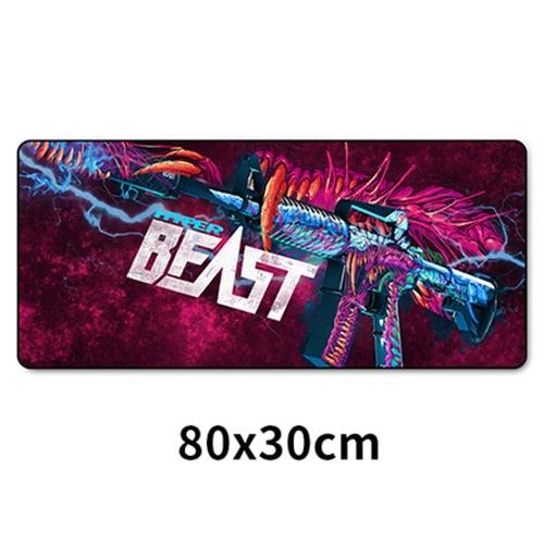 Sovawin 80x30cm XL Lockedge Large Gaming Mouse Pad Computer Gamer CS GO Keyboard Mouse Mat Hyper Beast Desk Mousepad for PC Sudad