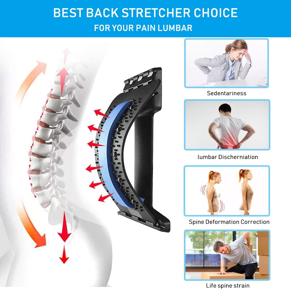 Multi-Level Adjustable Back Massager Stretcher