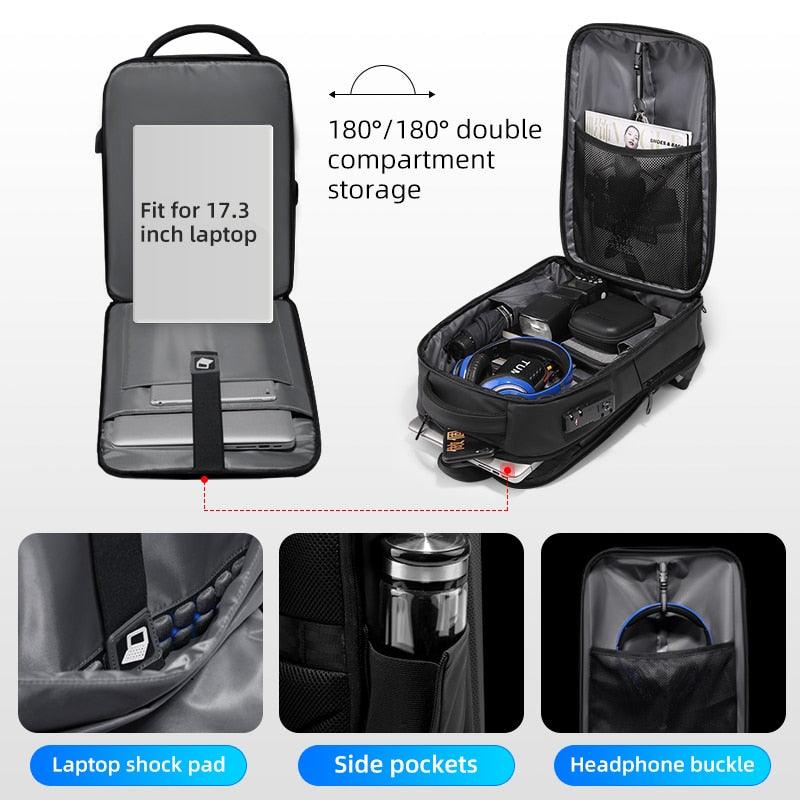 Fenruien Fashion Multifunction Hard Shell Series Backpack Men Anti Theft Waterproof Laptop Backpack Business Travel Backpack Hot Sudad