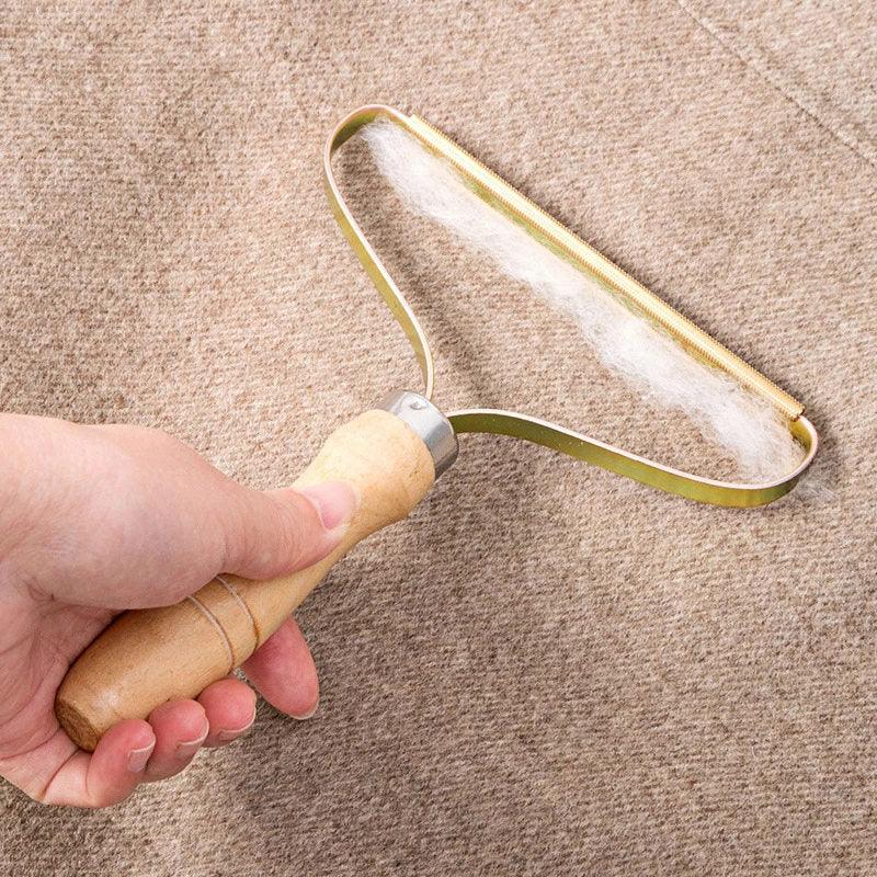 Portable Manual Hair Removal Agent Carpet Wool Coat Clothes Shaver Brush Tool Depilatory Ball Knitting Plush Double-Sided Razor Sudad