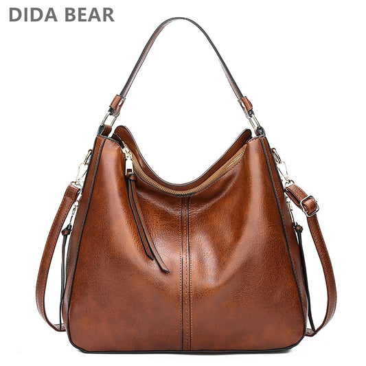 DIDABEAR Hobo Bag Leather