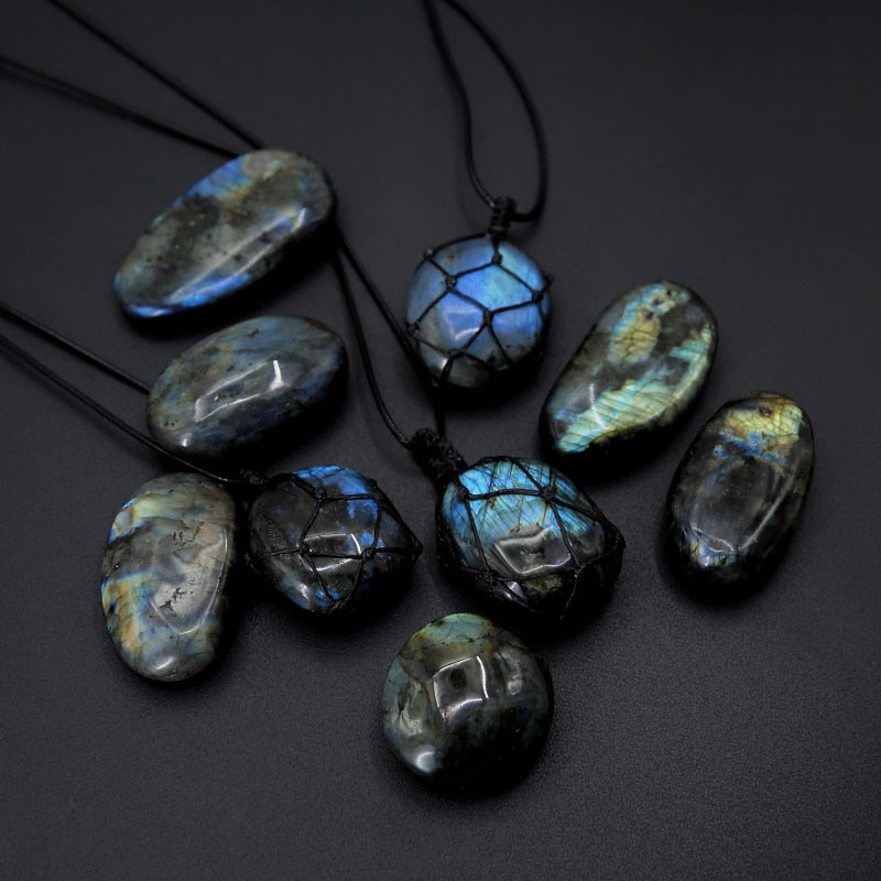 LOOKER Labradorite Necklace Natural Stone