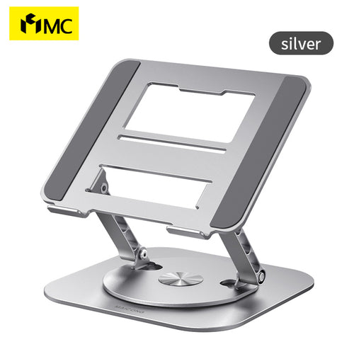 Mc Ls928 Laptop Stand 360° Rotatable Notebook Holder Liftable Aluminum Sudad