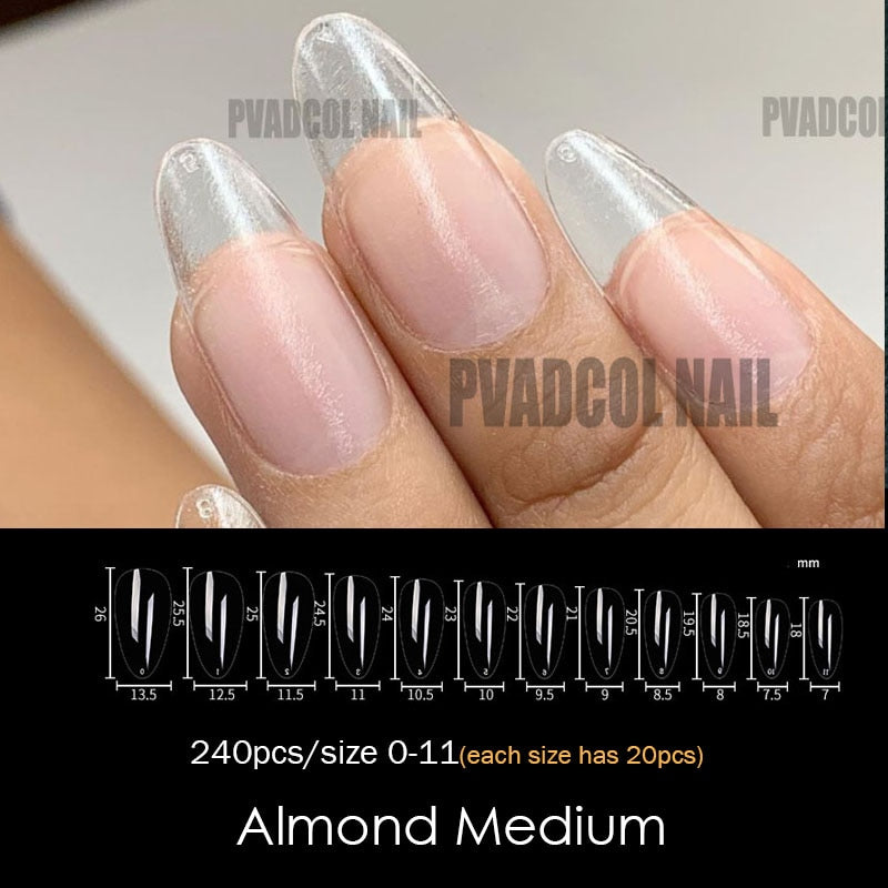 Gel Nails Extension System Full Cover