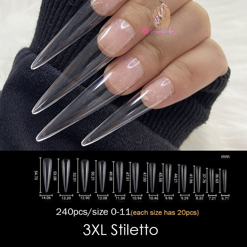 Gel Nails Extension System Full Cover