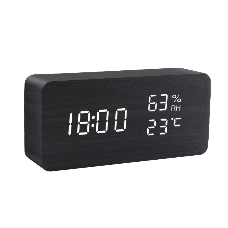 Wodden LED Table Watch Sudad