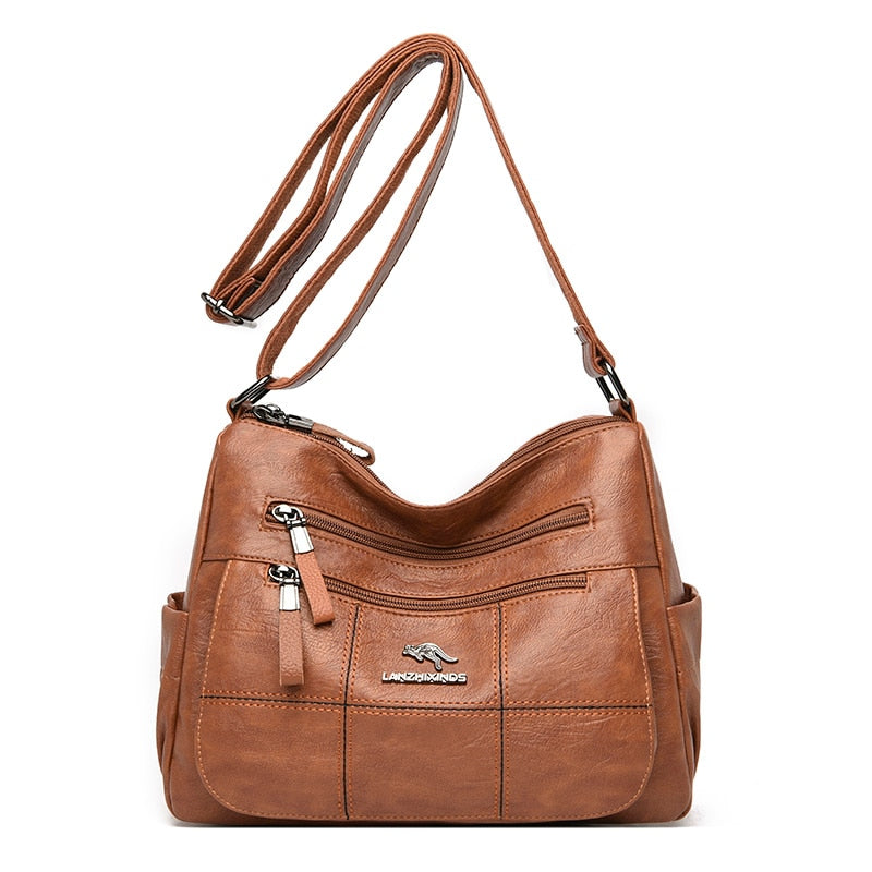 High Quality Leather Luxury Handbags Women Bag