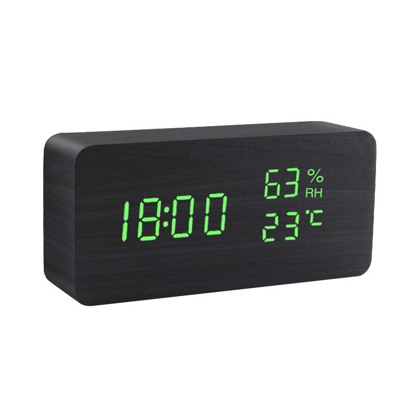 Wodden LED Table Watch Sudad