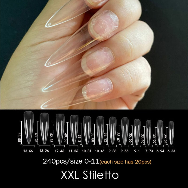 Gel Nails Extension System Full Cover