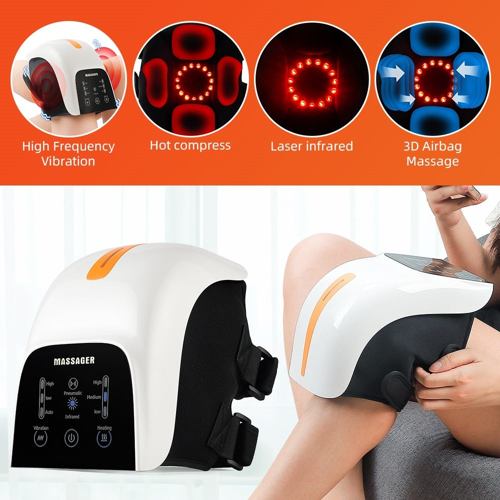 Electric Infrared Heating Knee Massage Air Pressure