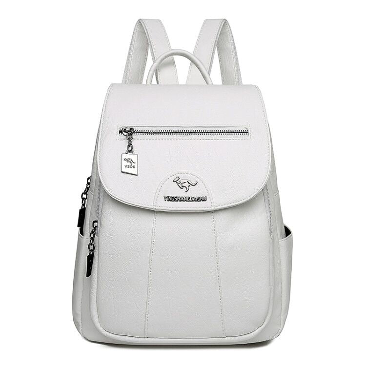 Women Leather Backpacks High Quality Female Vintage Backpack For Girls