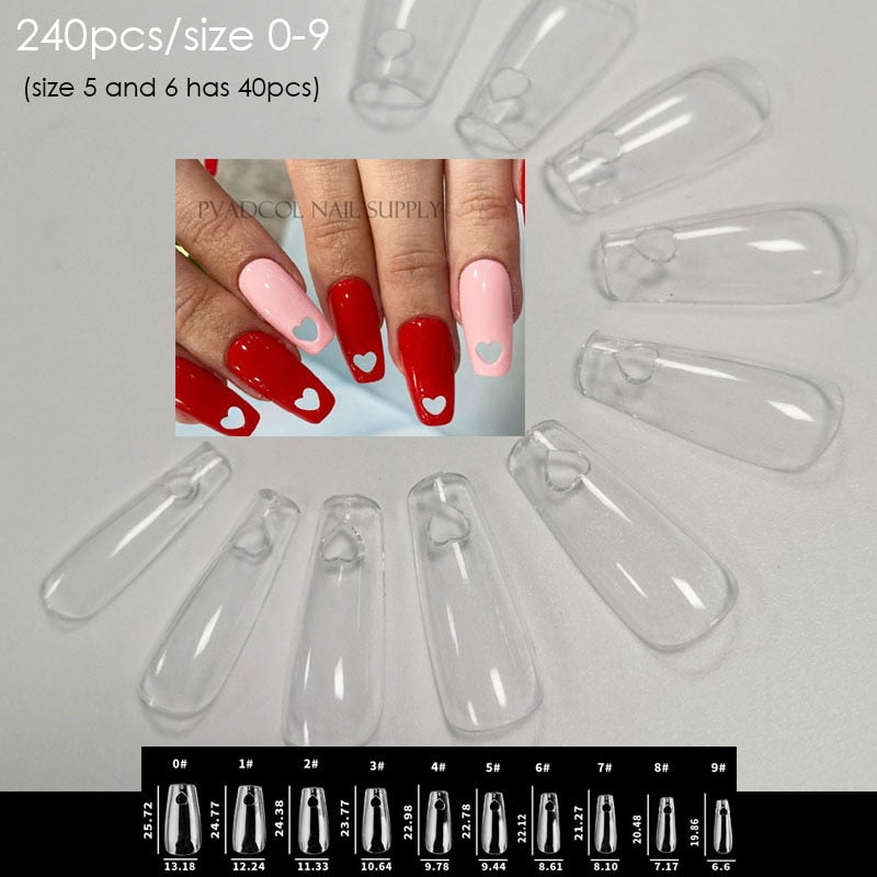 Gel Nails Extension System Full Cover