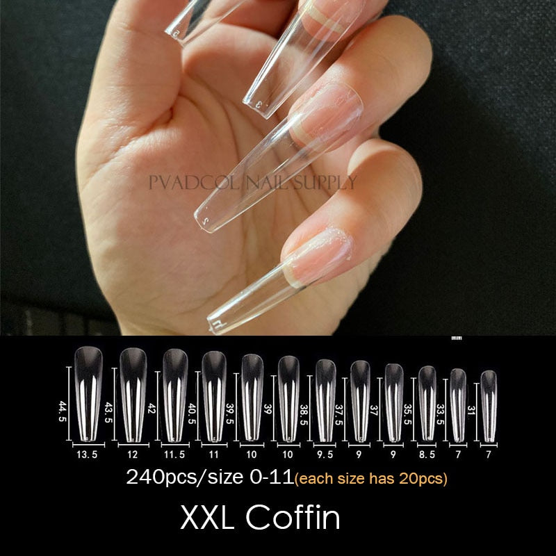 Gel Nails Extension System Full Cover