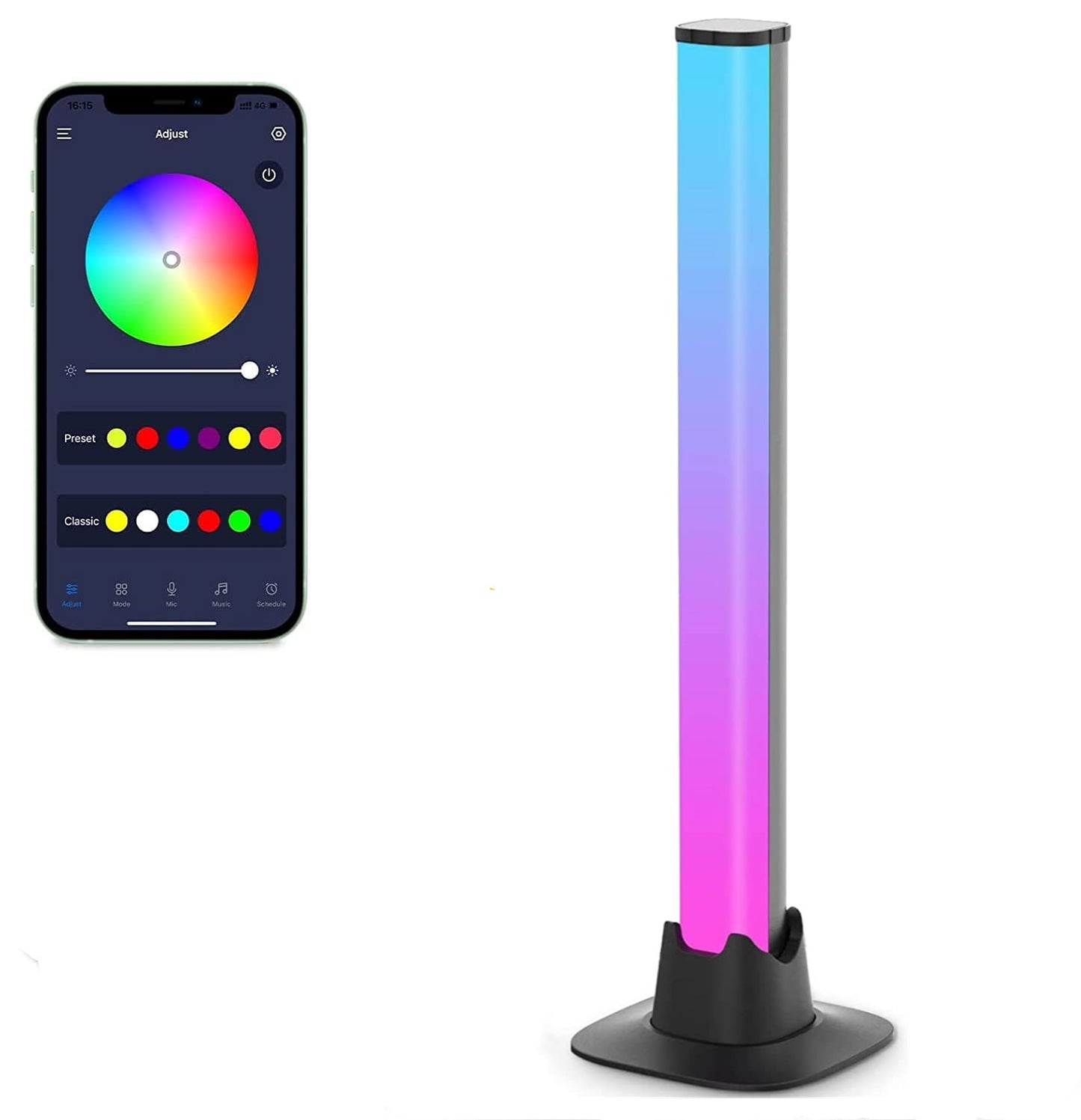 Smart RGB LED Light Bars Night Light